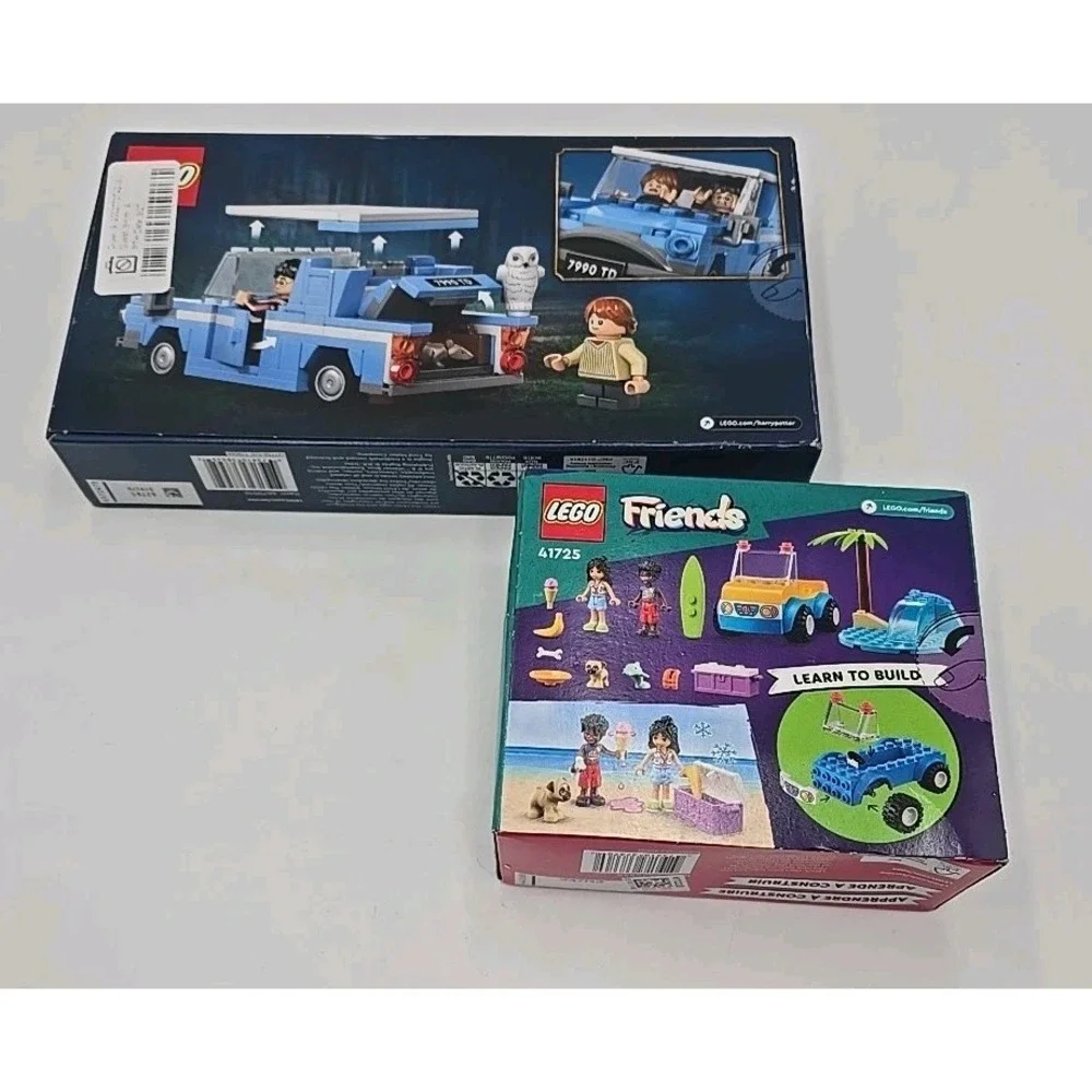 NEW LEGO Harry Potter 76424 Flying Ford Anglia‎ + LEGO Friends 41725 Beach Van